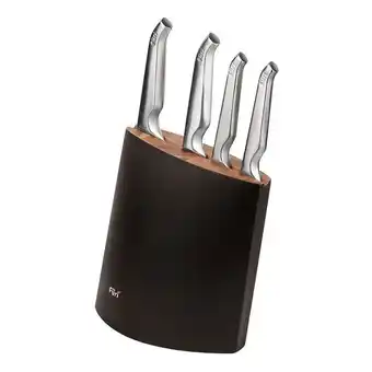 Furi 5pc angular knife block set