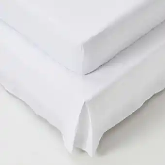 Harris Scarfe Chyka home cordon french linen sheet valance qb offer