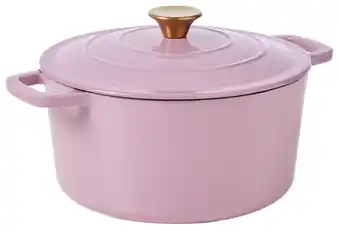 Harris Scarfe Smith + nobel 5l luxe cast iron casserole lilac offer