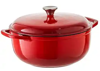 Harris Scarfe Smith + nobel 6l traditions cast iron casserole red offer
