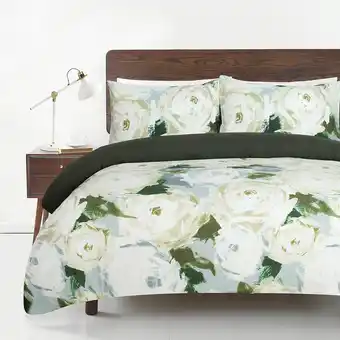 Soren kala or flor cotton sateen quilt cover set kb
