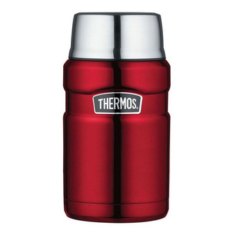 Harris Scarfe Thermos king stainless steel red food jar 710ml offer
