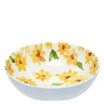 Soren fields of flowers melamine cereal bowl yellow