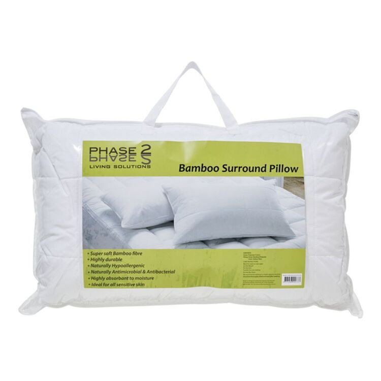 Phase 2 bamboo surround pillow offer at Harris Scarfe