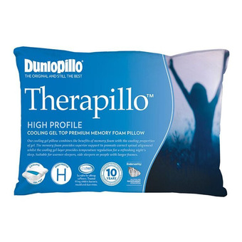 Harris Scarfe Dunlopillo therapillo cooling gel top pillow offer
