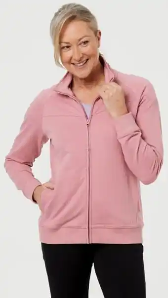 Harris Scarfe Diadora women's fleece zip thru jacket offer