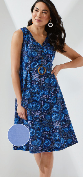 Harris Scarfe Khoko smart belted button dress offer