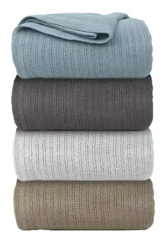 Harris Scarfe Odyssey living walsh bay cotton blanket qb offer