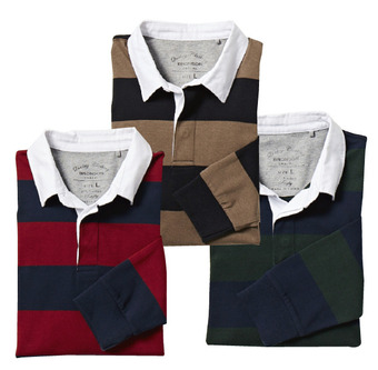 Bronson casual somerset block stripe rugby