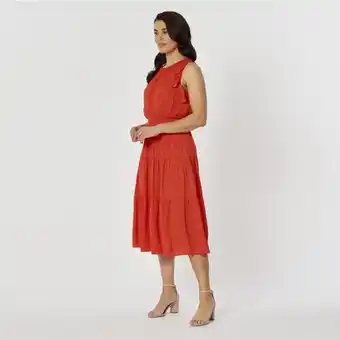 Jane lamerton shirred flutter dress