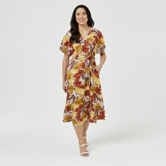 Jb jayson brunsdon tropics kimono dress