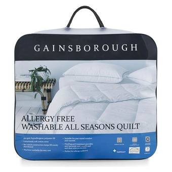 Harris Scarfe Gainsborough allergy free all seasons quilt qb offer