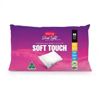 Harris Scarfe Tontine soft touch pillow offer