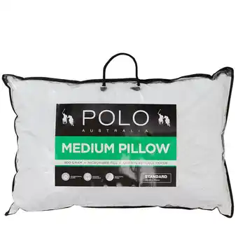 Harris Scarfe Polo microfibre pillow offer