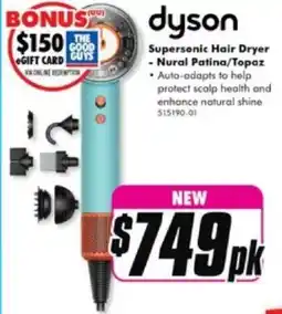 Supersonic hair dryer - nural patina/topaz