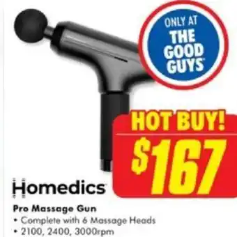 The Good Guys Pro massage gun offer