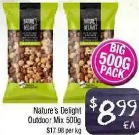 Foodworks Nature's Delight Outdoor Mix 500g offer