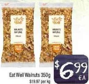 Eat Well Walnuts 350g