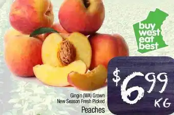 Foodworks Peaches offer