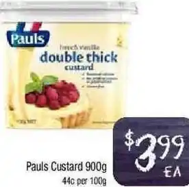 Foodworks Pauls Custard 900g offer