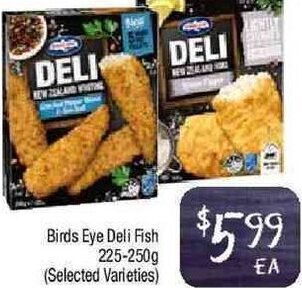 Foodworks Birds Eye Deli Fish 225-250g offer