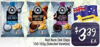Foodworks Red Rock Deli Chips 150-165g offer