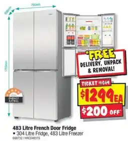 JB Hi-Fi French door fridge offer