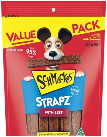 Woolworths Schmackos Dog Treats 500g offer