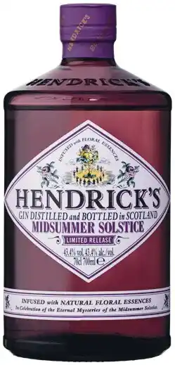 Woolworths Hendricku2019s Midsummer Solstice Gin 700ml offer