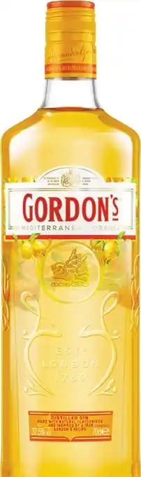 Woolworths NEW Gordonu2019s Mediterranean Orange Gin 700ml offer