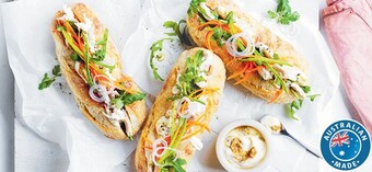 Coles Coles Finest by Laurent Sourdough Rolls 3 Pack offer