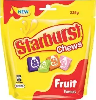 Coles Starburst Chews 235g offer