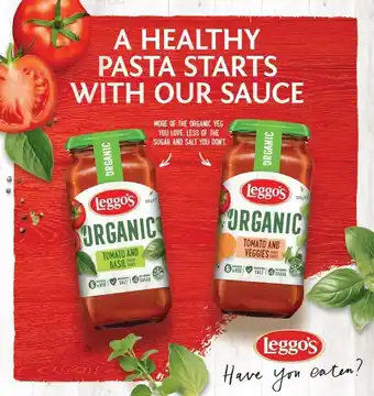 Leggou2019s Organic Pasta Sauce 500g
