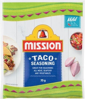 Coles Mission Taco Seasoning Mix 35g offer
