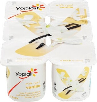 Coles Yoplait Yoghurt 6x160g offer