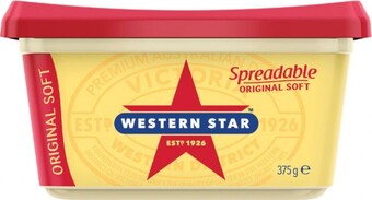 Coles Western Star Spreadable 375g offer