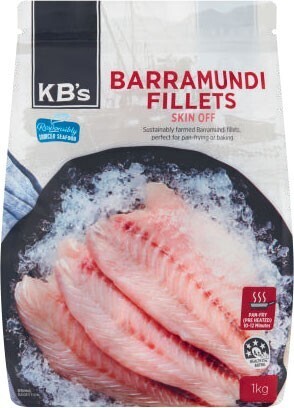 Coles KBu2019s Barramundi Fillets 1kg offer