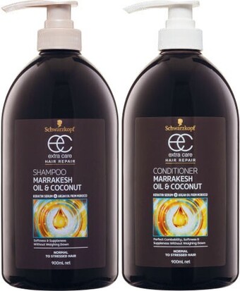 Coles Schwarzkopf Extra Care Shampoo or Conditioner 900mL offer