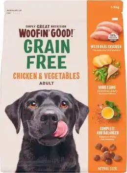 Coles Woofinu2019 Good Dry Dog Food 2.5kg offer