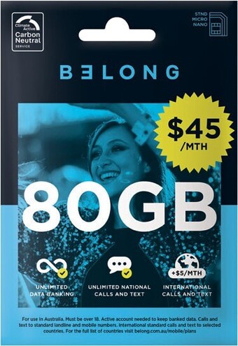 Coles Belong $45 Starter Pack offer