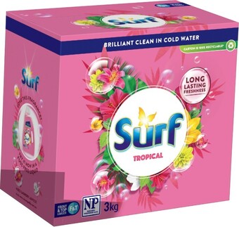 IGA Surf Laundry Powder 3kg offer