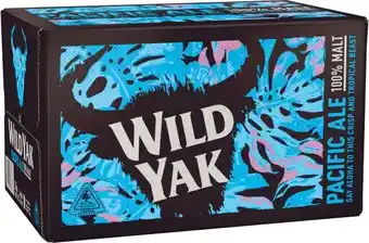Coles Matilda Bay Wild Yak Pacific Ale Bottle 24x345mL offer