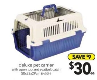 Cheap as Chips Deluxe Pet Carrier 50x33x29cm offer