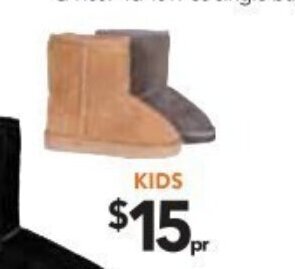 Cheap as Chips Fleece Lined Boots Kids offer