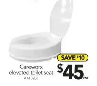 Cheap as Chips Careworx Elevated Toilet Seat AA15206 offer