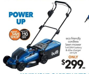 Eco Friendly Cordless Lawn Mower