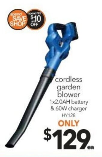 Cheap as Chips Cordless Garden Blower offer