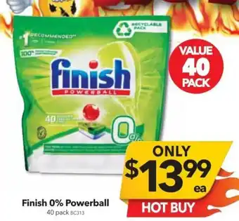 Cheap as Chips Finish 0% Powerball 40 Pack BC313 offer