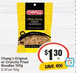 IGA Chang's Original or Crunchy Fried Noodles offer