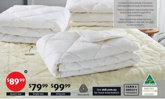 AUstralian Wool Quilt - Queen Size